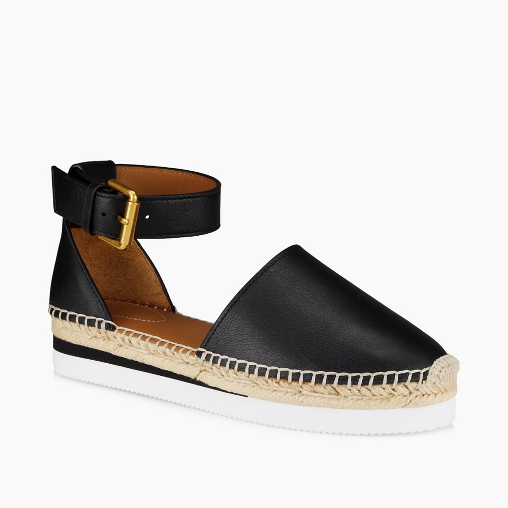 Black Espadrille Women's Shoes